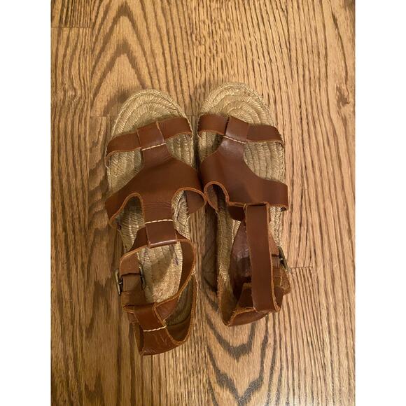 Soludos Leather Playform Sandals 7.5 - Picture 4 of 4